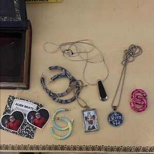 Lot of Colorful Jewelry Set with Necklaces and Earrings